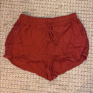 Forever 21 orange shorts